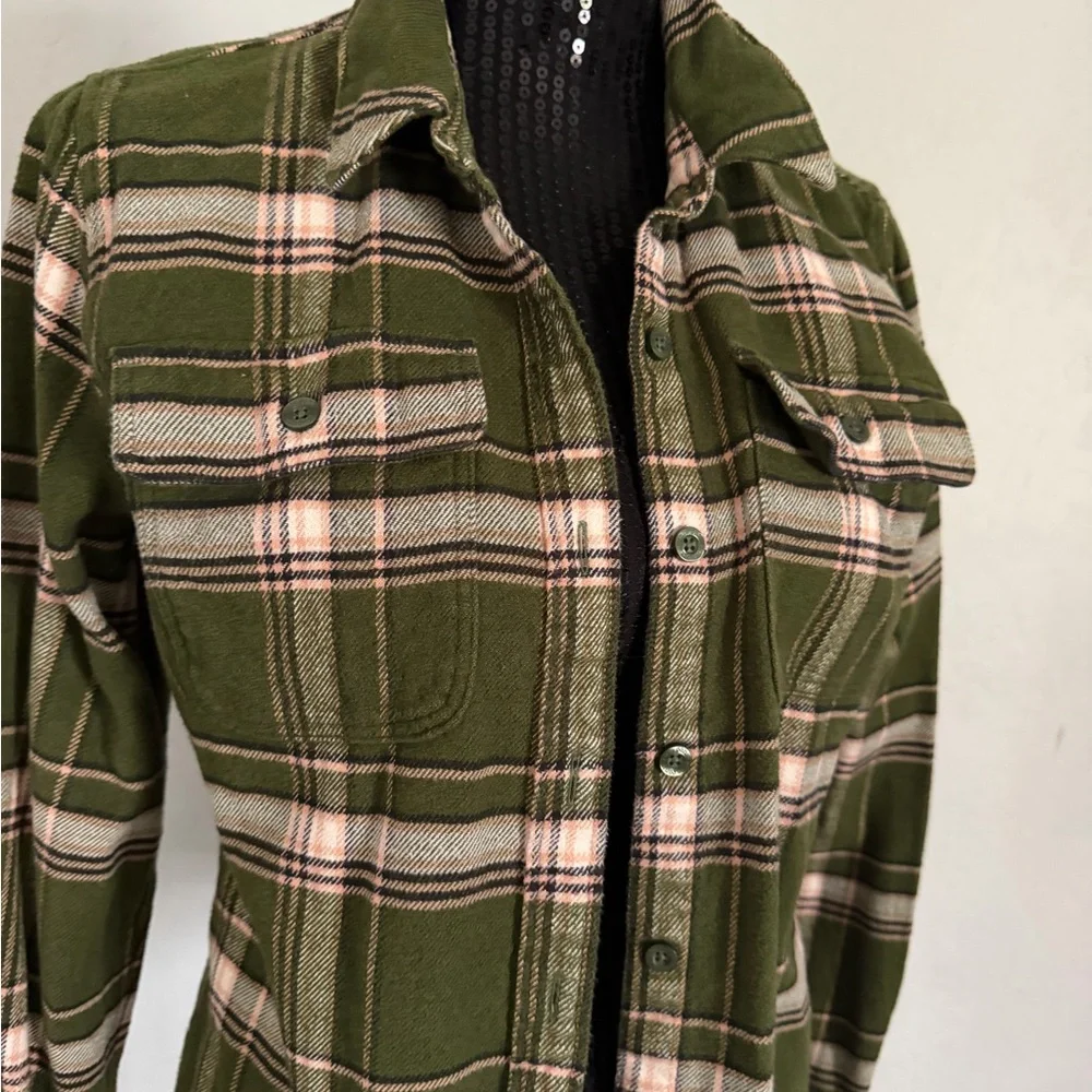 Womens Patagonia Organic Cotton Flannel Shirt Size S EUC - Picture 1 of 7